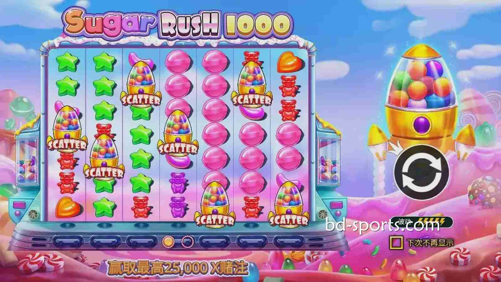 友博体育：《极速糖果1000》游戏带你进入甜蜜的糖果世界