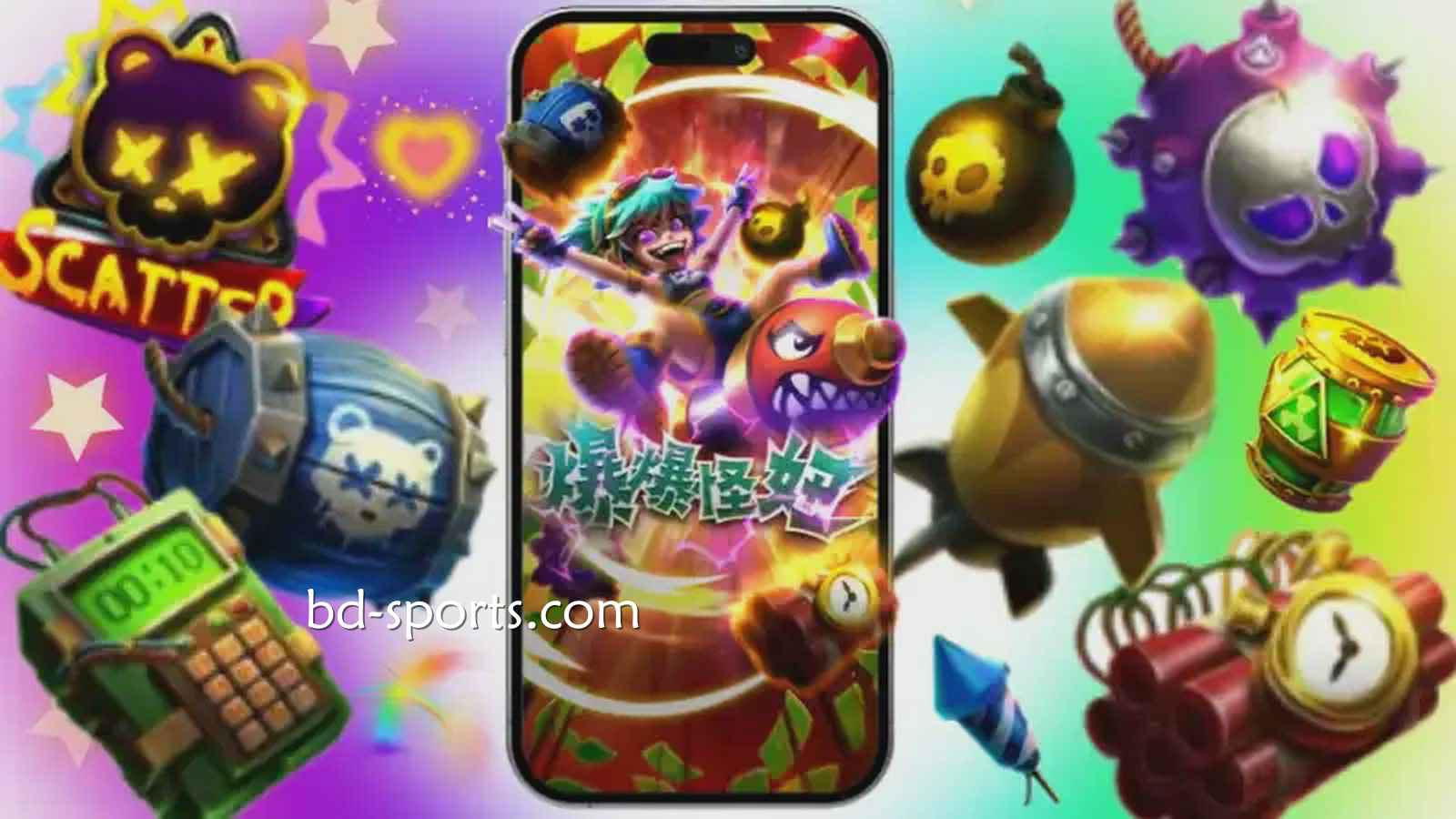 《爆爆怪妞》老虎机奖金最高达51000倍，友博玩家一定得玩！！！